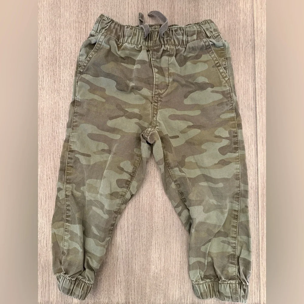 GAP Kids Jeans and Camo Pants Bundle